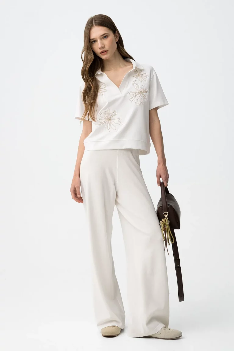 PANTALON PUNTO ANCHO MUJER 10064600_110 BRUNOS TIFFOSI