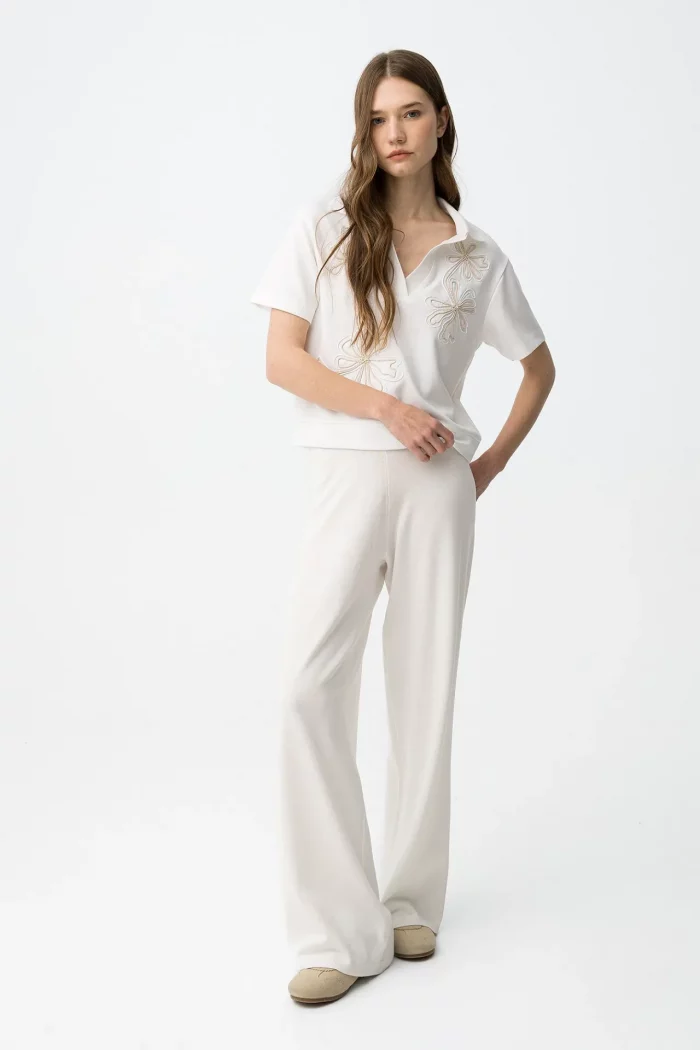 PANTALON PUNTO ANCHO MUJER 10064600_110 BRUNOS TIFFOSI