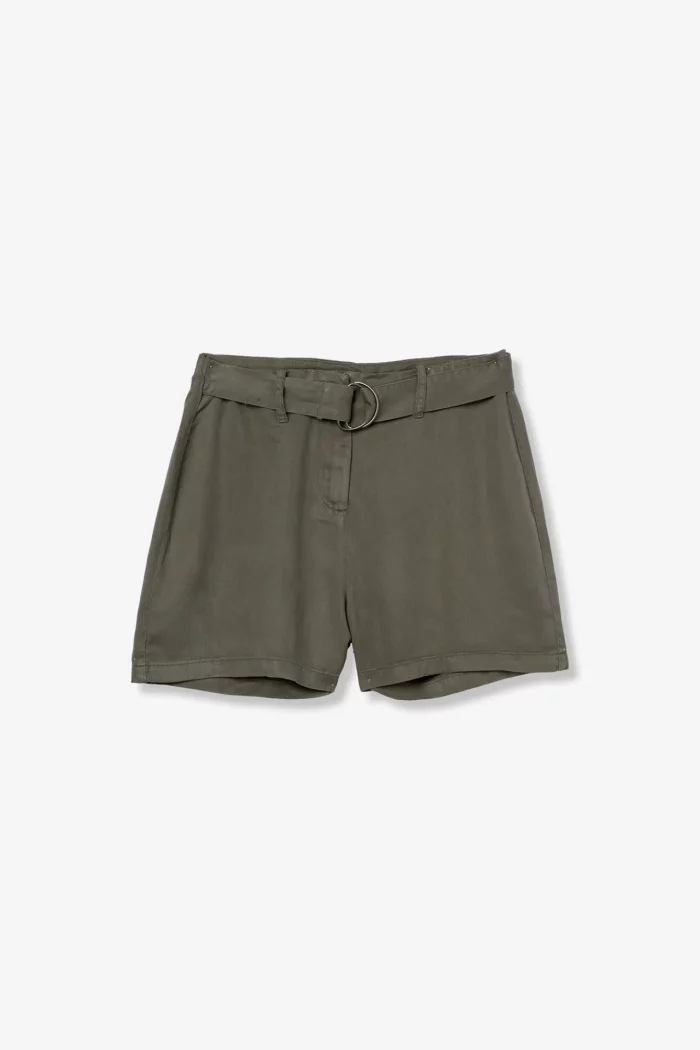 SHORT LYOCELL VERDE MUJER 10065890_831 BRUNOS TIFFOSI