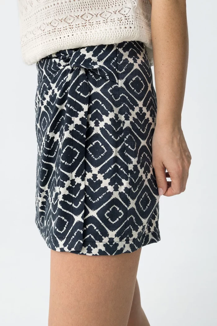 SKORT AZUL MUJER 10065881_798 BRUNOS TIFFOSI