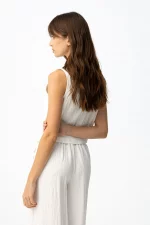 TOP BLANCO SIN MANGAS MUJER 10065581 BRUNOS TIFFOSI