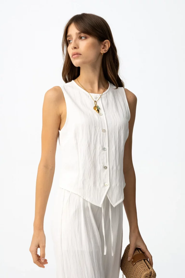 TOP BLANCO SIN MANGAS MUJER 10065581 BRUNOS TIFFOSI