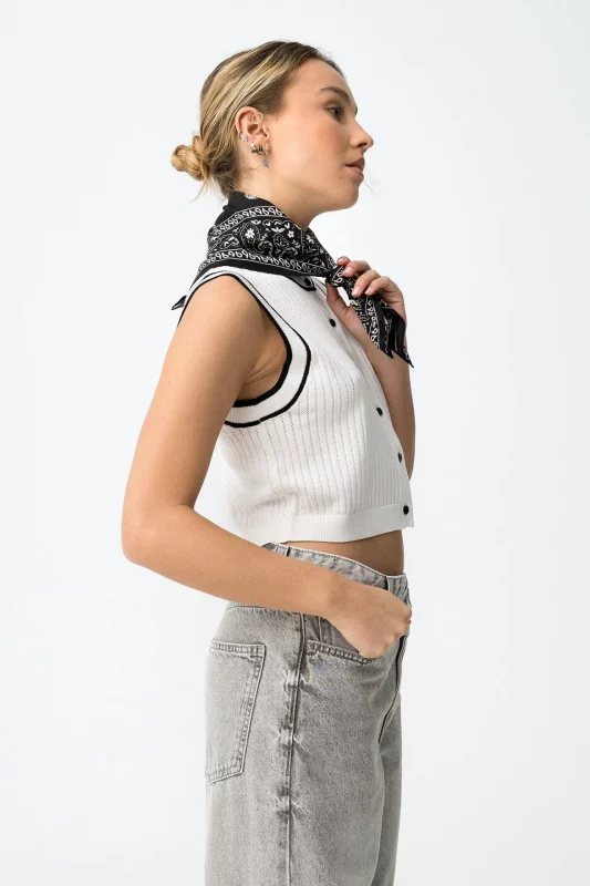 TOP DE PUNTO BLANCO CHICA 10065493 BRUNOS TIFFOSI