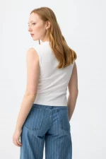 TOP ESCOTE CRUZADO BLANCO MUJER 10066002_001 BRUNOS TIFFOSI