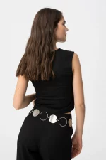 TOP NEGRO CON BOTONES CHICA 10064645_000 BRUNOS TIFFOSI (2)