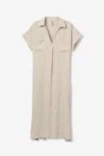 VESTIDO CAMISERO BEIGE MUJER 10064960 BRUNOS TIFFOSI