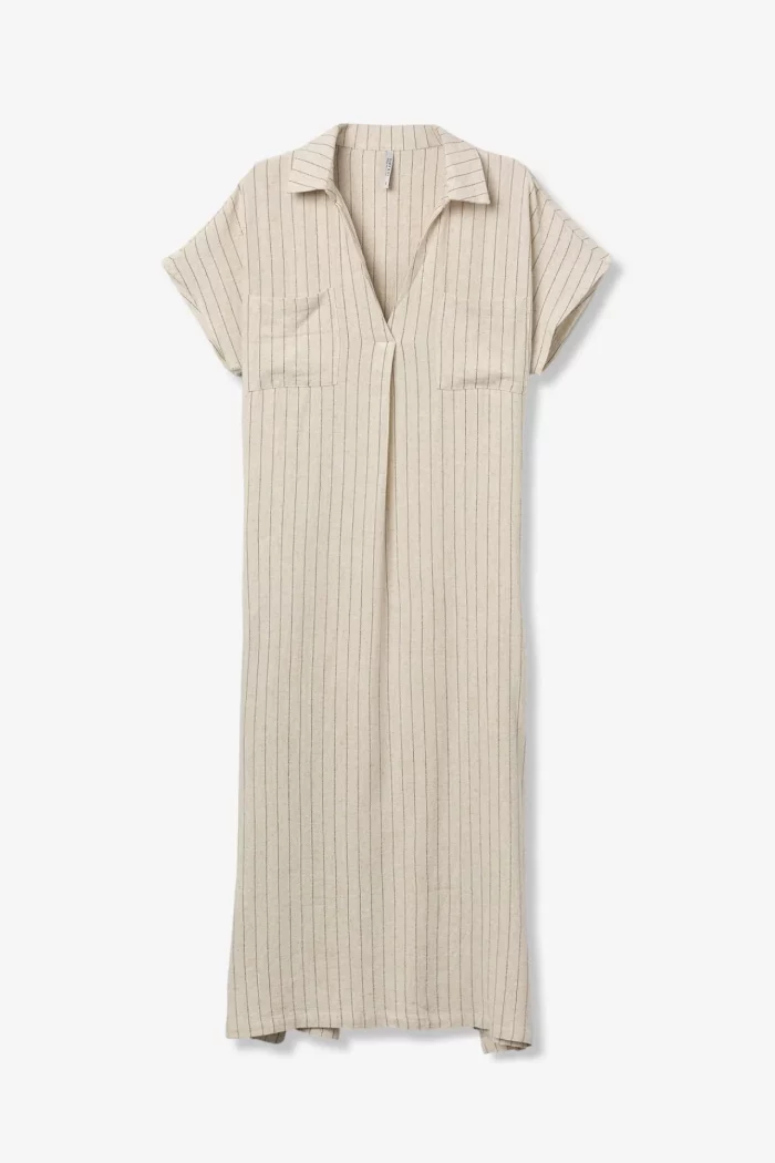 VESTIDO CAMISERO BEIGE MUJER 10064960 BRUNOS TIFFOSI