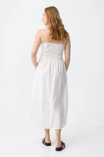 VESTIDO TIRANTES BLANCO MUJER 10066027_001 BRUNOS TIFFOSI