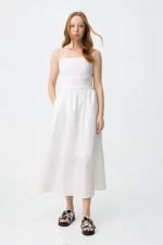 VESTIDO TIRANTES BLANCO MUJER 10066027_001 BRUNOS TIFFOSI