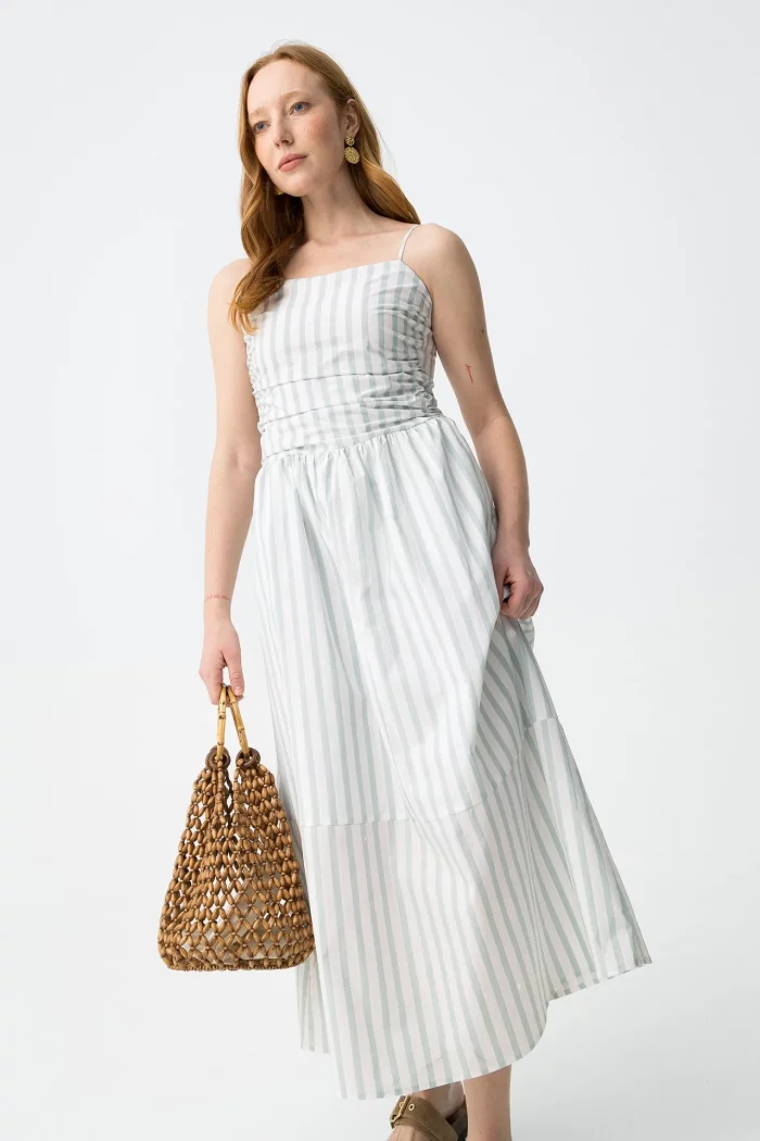 VESTIDO TIRANTES RAYAS MUJER 10066027_798 BRUNOS TIFFOSI