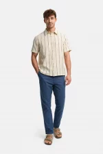 CAMISA RAYAS BEIGE HOMBRE 20-719 BRUNOS INDICODE