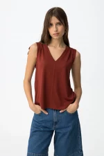CAMISETA LAZADA ROJA MUJER 10064521_519 BRUNOS TIFFOSI