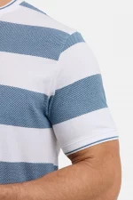 CAMISETA RAYAS AZULES HOMBRE 41-229 BRUNOS INDICODE (1)