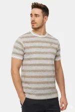 Camiseta Rayas Beige