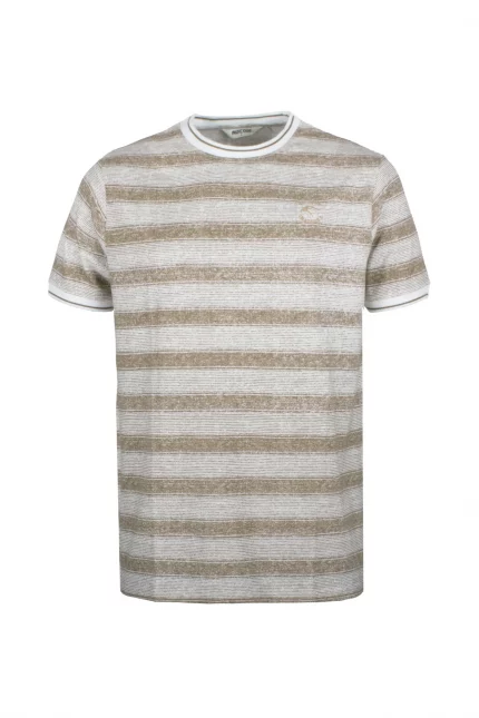 CAMISETA RAYAS BEIGE HOMBRE 41-228 BRUNOS INDICODE