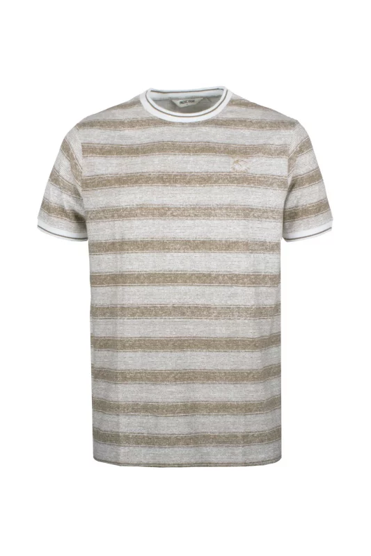CAMISETA RAYAS BEIGE HOMBRE 41-228 BRUNOS INDICODE