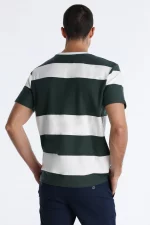 CAMISETA RAYAS VERDES HOMBRE 851035641_279 BRUNOS BENDORFF