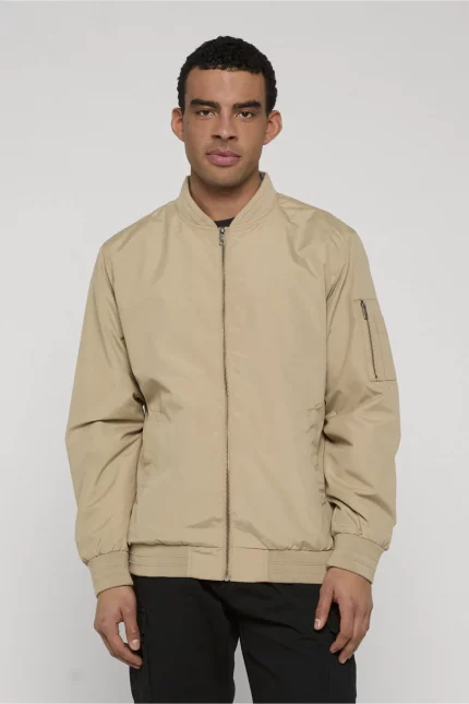 CHAQUETA BOMBER ENTRETIEMPO BEIGE HOMBRE 10-433_013 BRUNOS INDICODE (2)