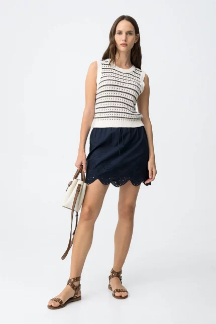 FALDA CORTA AZUL 10065873 BRUNOS TIFFOSI