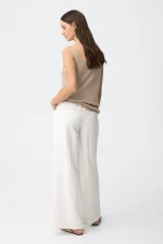 PANTALON ANCHO BLANCO MUJER 10065965_110 BRUNOS TIFFOSI
