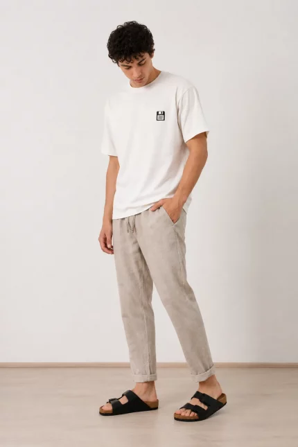 PANTALON LINO BEIGE HOMBRE 60-332 BRUNOS INDICODE (1)