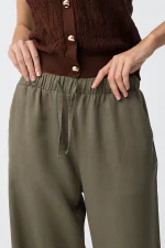 PANTALON LYOCELL VERDE MUJER 10064597_831 BRUNOS TIFFOSI