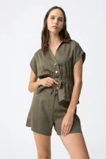SHORT LYOCELL VERDE MUJER 10065890_831 BRUNOS TIFFOSI