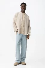 CAMISA BEIGE CUELLO MAO HOMBRE 10065634 BRUNOS TIFFOSI