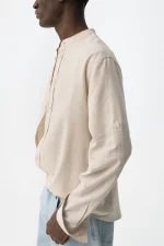 CAMISA BEIGE CUELLO MAO HOMBRE 10065634 BRUNOS TIFFOSI