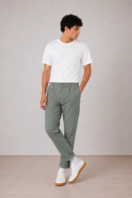 PANTALON LINO TAPERED HOMBRE 60-442 BRUNOS INDICODE
