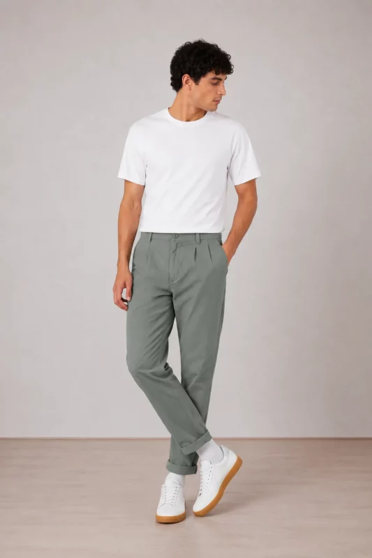 PANTALON LINO TAPERED HOMBRE 60-442 BRUNOS INDICODE