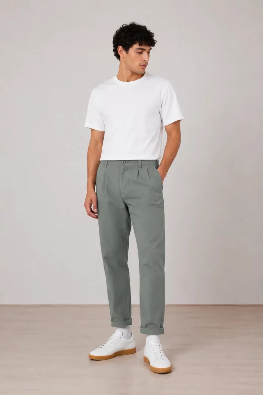 PANTALON LINO TAPERED HOMBRE 60-442 BRUNOS INDICODE