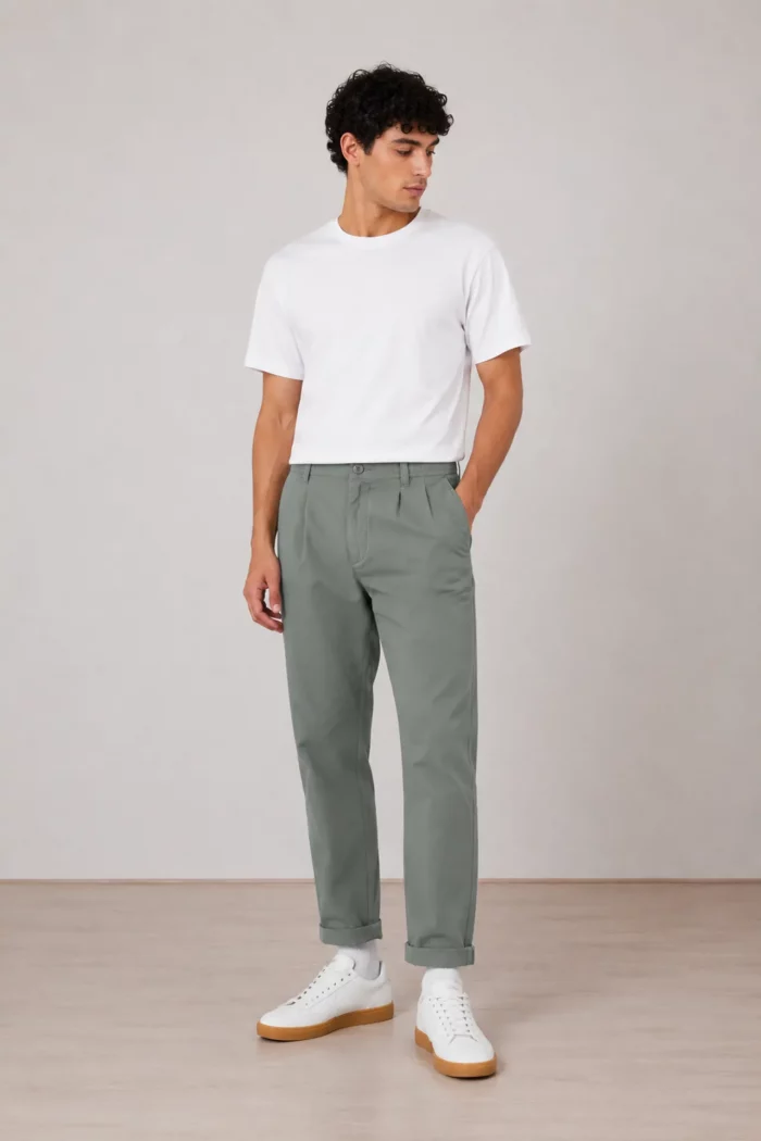 PANTALON LINO TAPERED HOMBRE 60-442 BRUNOS INDICODE