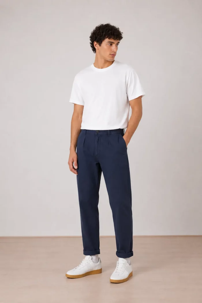 PANTALON LINO TAPERED HOMBRE 60-442 BRUNOS INDICODE