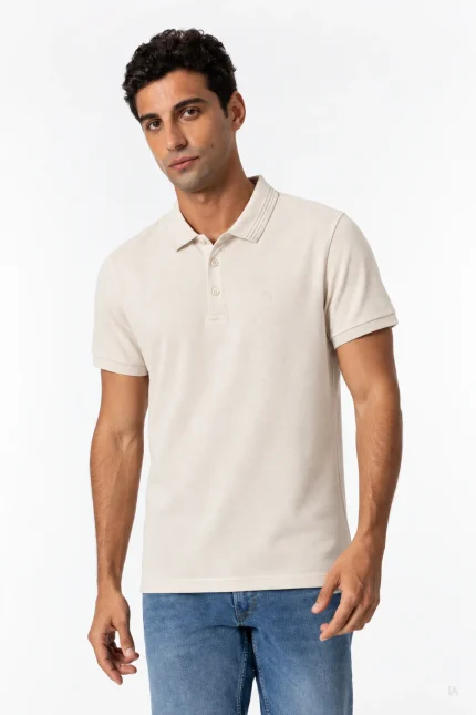 POLO BASICO BEIGE HOMBRE 10050806_199 TIFFOSI BRUNOS