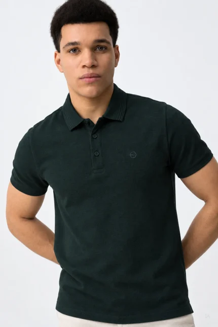 POLO BASICO VERDE OSCURO HOMBRE 10050806_873 TIFFOSI BRUNOS