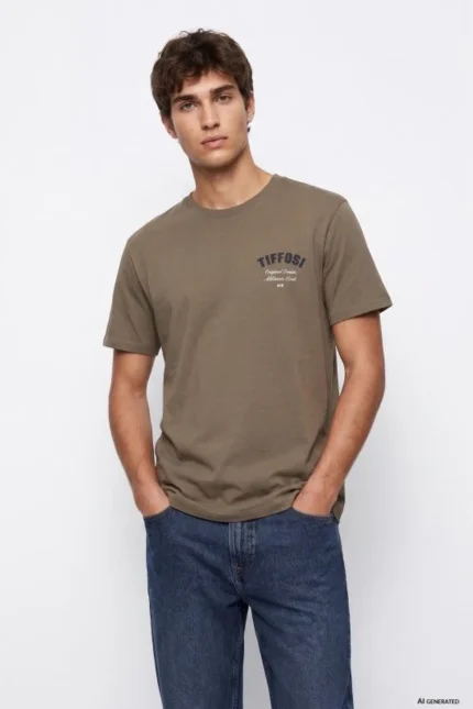 CAMISETA BEIGE HOMBRE 10066868_160 TIFFOSI BRUNOS