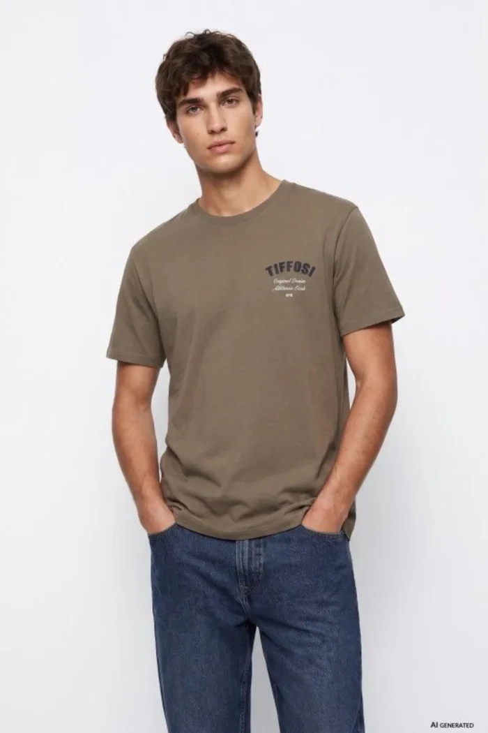 CAMISETA BEIGE HOMBRE 10066868_160 TIFFOSI BRUNOS