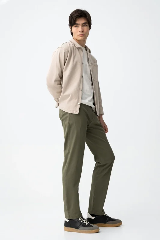 PANTALON CHINO VERDE RELAXED HOMBRE 10066884_826 TIFFOSI BRUNOS