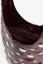 BOLSO TACHUELAS GRANATE MUJER 10067235_555 TIFFOSI BRUNOS (4)