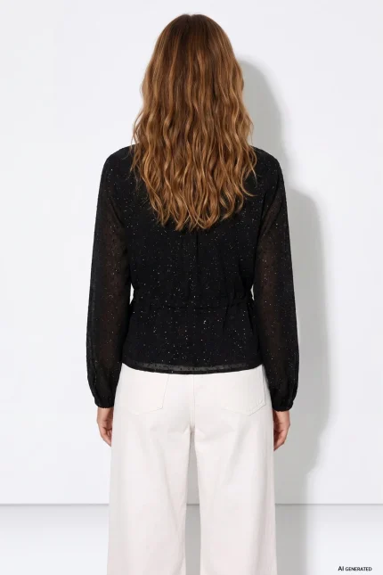 CAMISA NEGRA BRILLO MUJER 10067073 TIFFOSI BRUNOS 2 CAMISA NEGRA BRILLO MUJER 10067073 TIFFOSI BRUNOS (3)