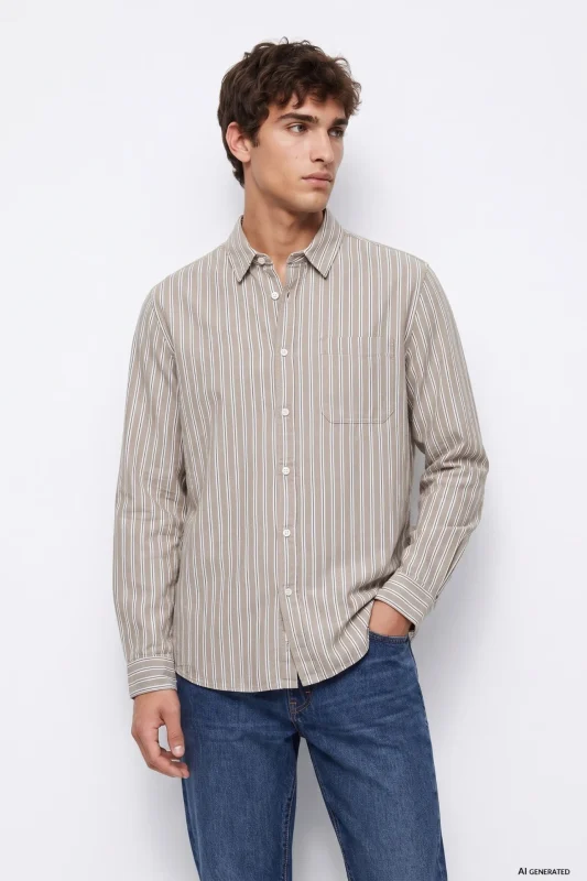 CAMISA RAYAS BEIGE HOMBRE 10068058 TIFFOSI BRUNOS (3)