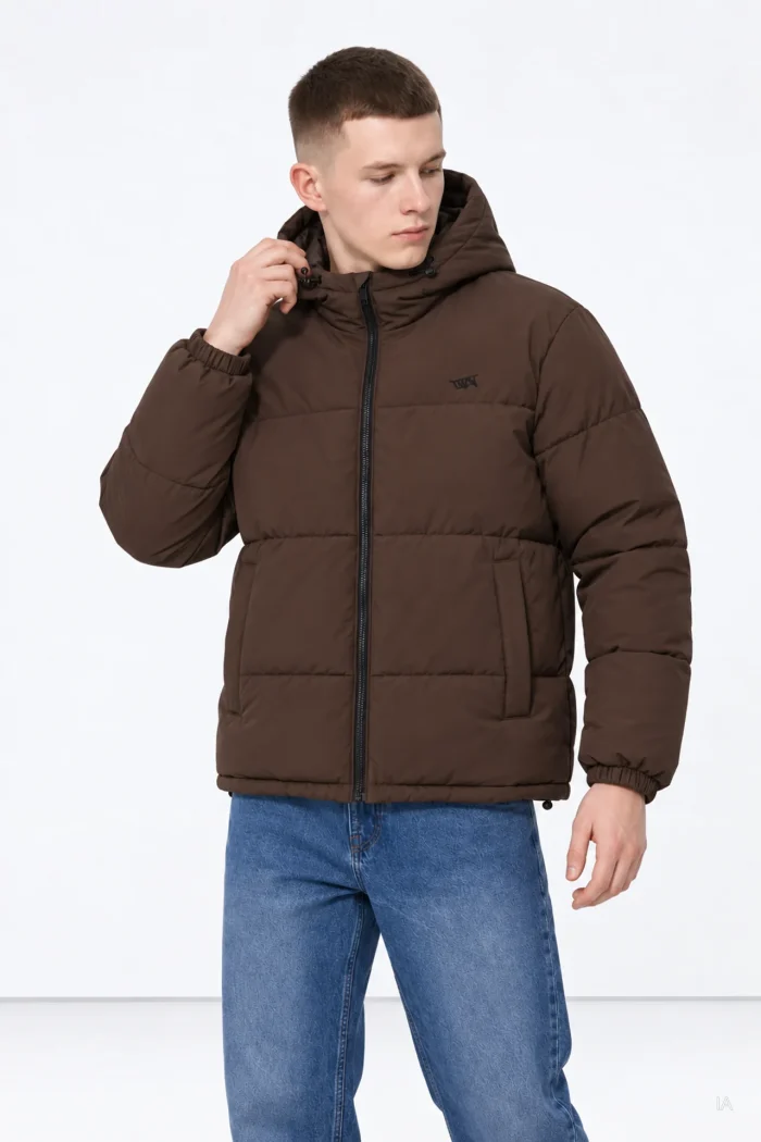 CHAQUETA ACOLCHADA MARRÓN HOMBRE 10067858_290 TIFFOSI BRUNOS (3)