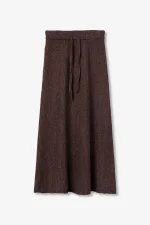 FALDA MIDI MARRON PUNTO MUJER 10067143_292 TIFFOSI BRUNOS (1)