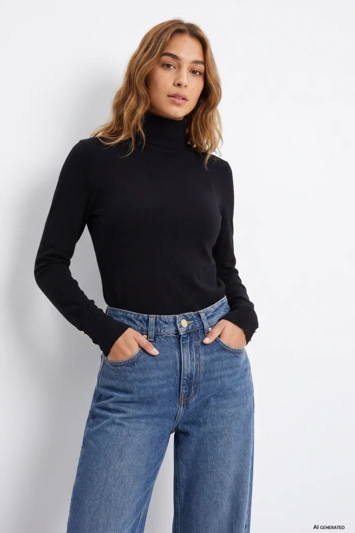 JERSEY CUELLO ALTO NEGRO MUJER 10067375_000 TIFFOSI BRUNOS (2)