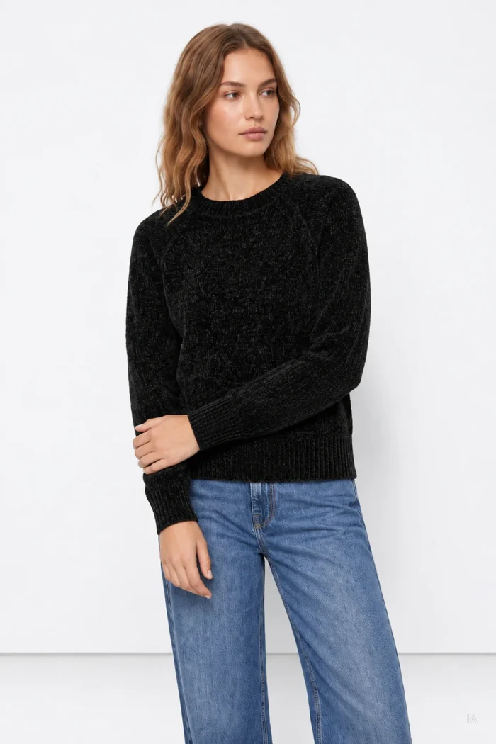 JERSEY NEGRO CHENILLA MUJER 10067414_000 TIFFOSI BRUNOS (1)