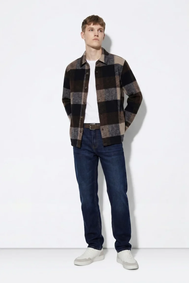 SOBRECAMISA CUADROS HOMBRE 10068048 TIFFOSI BRUNOS (1)