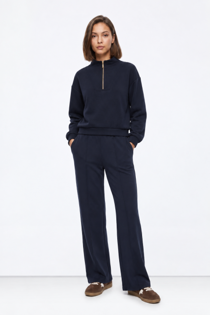 SUDADERA CREMALLERA AZUL MUJER 10067183_798 TIFFOSI BRUNOS
