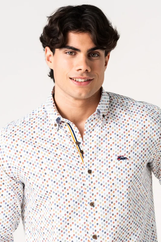 CAMISA CALAVERAS HOMBRE 262058 THE SURFCAR BRUNOS (1)