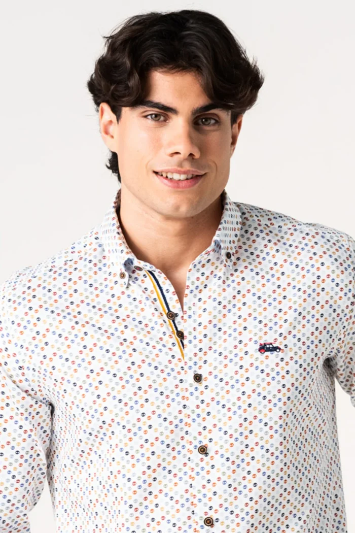 CAMISA CALAVERAS HOMBRE 262058 THE SURFCAR BRUNOS (1)